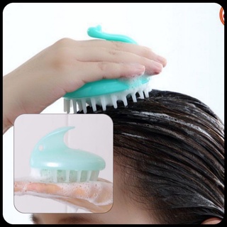 Lược gội đầu massage gai silicon 