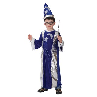 Bộ phù thủy Harry Poster hóa trang Halloween cho bé kèm gậy có đèn nhạc B-0028