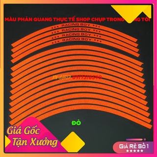 🏆 DECAL RACING PHẢN QUANG DÁN VÀNH RCB (TEM CHỈ VÀNH 1 BỘ ĐỦ DÁN 2 BÁNH) 🏆 (Ảnh Sp thật)