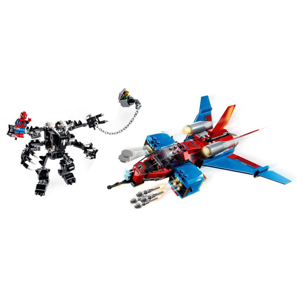 LEGO Super Heroes Marvel Máy Bay Phản Lực Của Người Nhện và Venom 76150 (371 chi tiết)