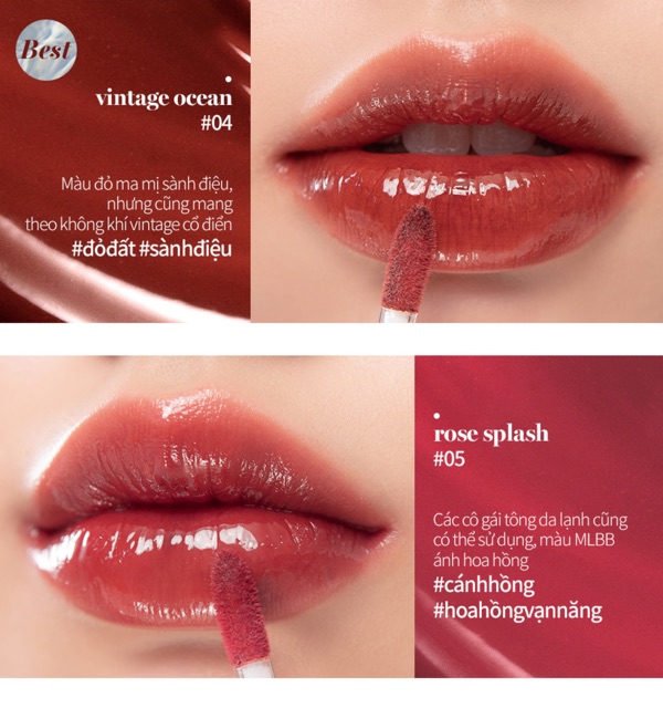[Cam kết chính hãng] Son Tint Nước Siêu Lì, Lâu Trôi Romand Glasting Water Tint 4g | BigBuy360 - bigbuy360.vn