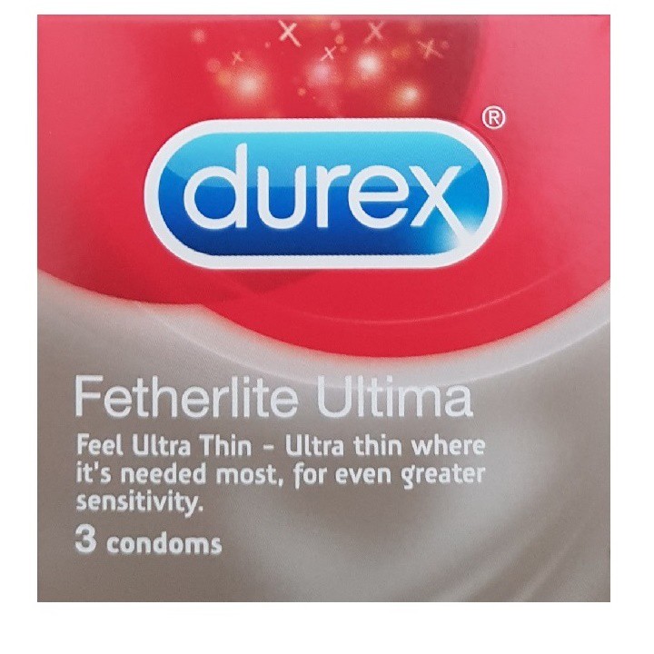 Bao cao su Durex ultima hộp 3 cái