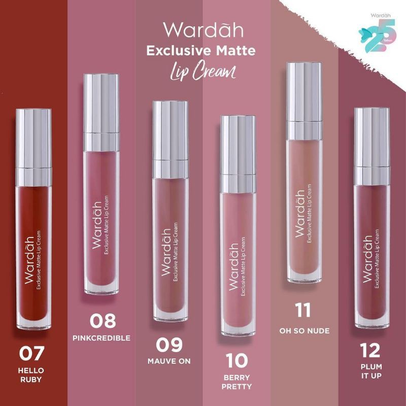 (hàng Mới Về) Son Kem Lì Wardah Chính Hãng 100% | BigBuy360 - bigbuy360.vn