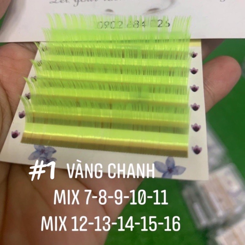 🪅🪅 Tổng hợp - Mi màu mix size các loại ( lông mi nối ), nhiều màu sắc đặc biệt, siêu đẹp