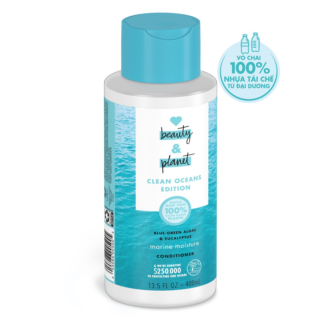 Dầu xả tảo biển dưỡng ẩm Love Beauty and Planet 400 ml | BigBuy360 - bigbuy360.vn