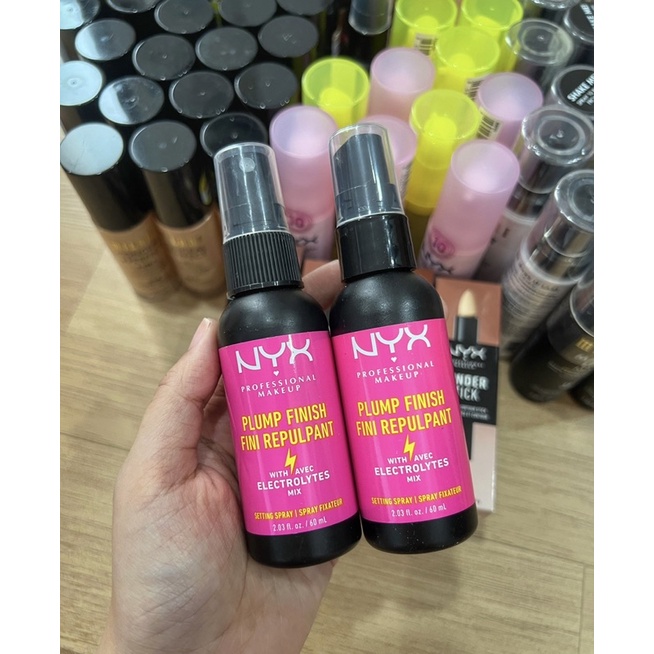 [NEW]Bộ đôi kem lót/primer và xịt khoáng Nyx Plump Right Back cho da căng mịn