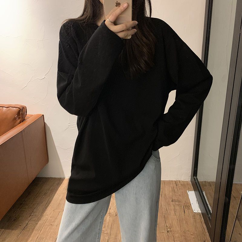 [MURIOKI] Áo Thun Tay Dài Dáng Rộng Thời Trang Mùa Thu 2022 Cho Nữ