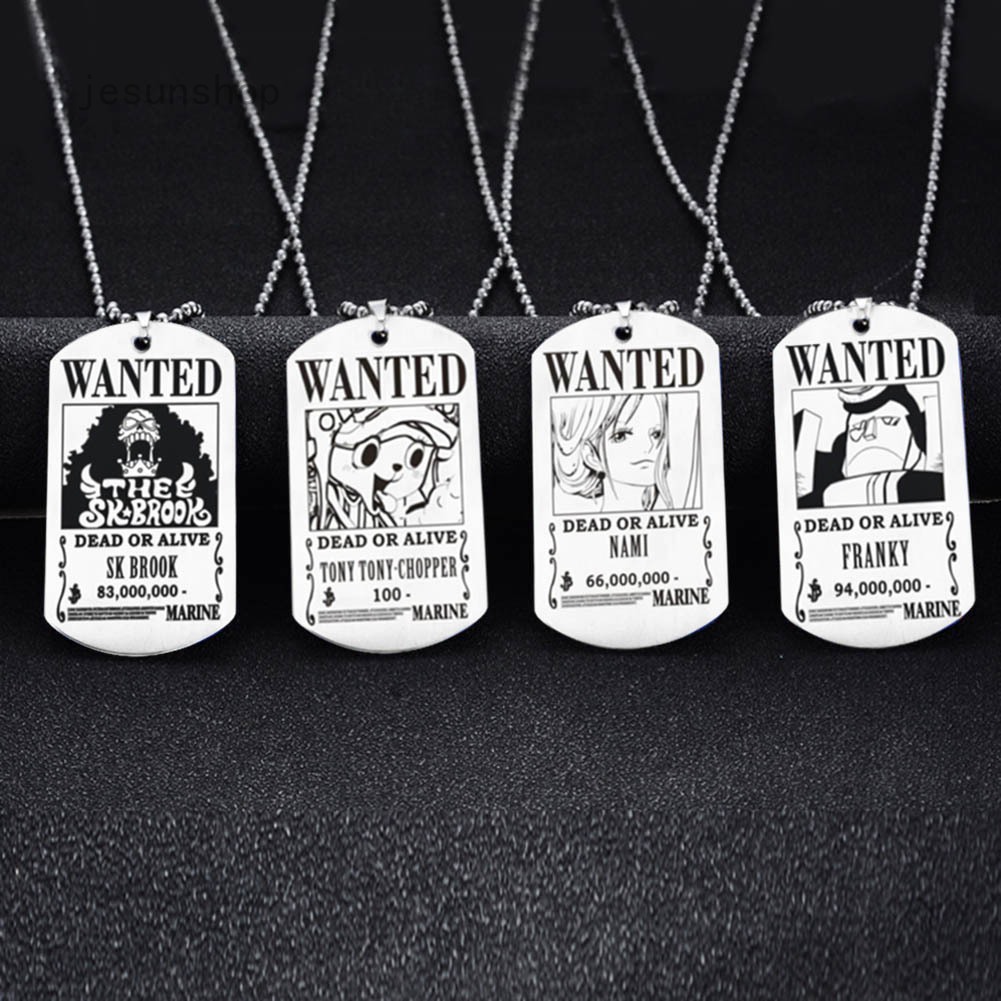 Dây chuyền kiểu nhân vật One Piece thời trang