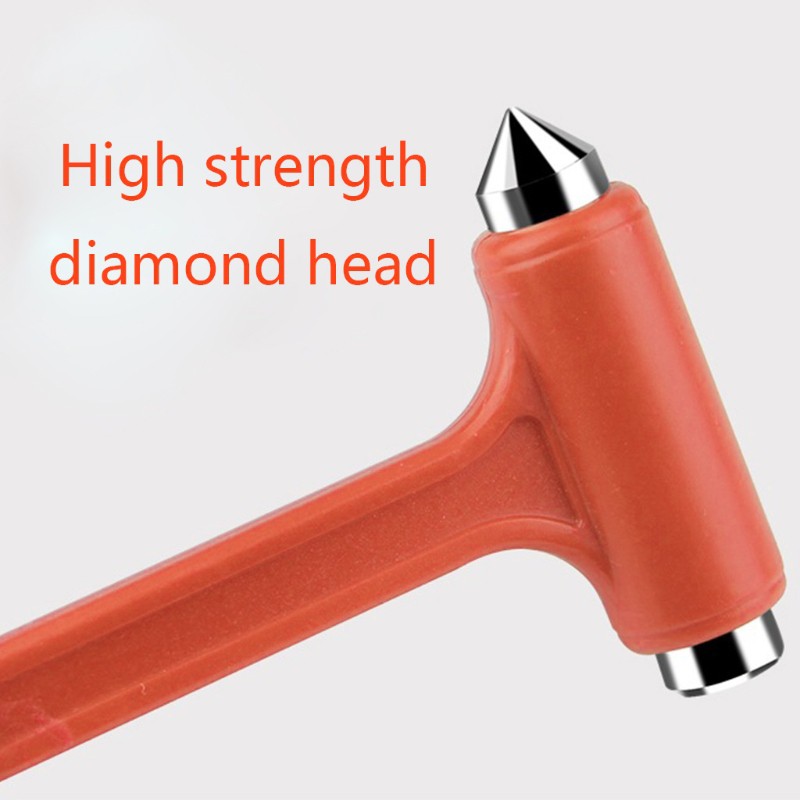 Búa thoát hiểm cứu hộ khẩn cấp cắt kính cửa sổ cắt dây an toàn ghế ngồi mini dành cho xe hơi