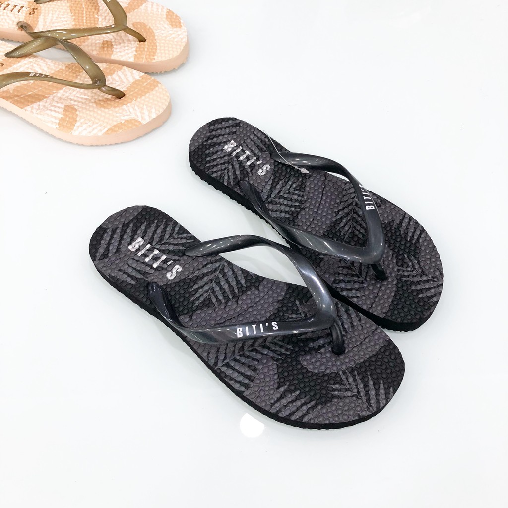 Dép kẹp nữ BlTIS ❤️FREESHIP❤️ Dép tông xỏ ngón lá dừa đế xốp sần SLW041900