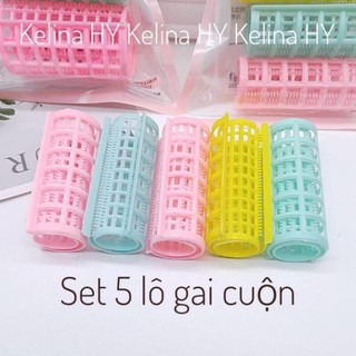 Set 5 chiếc lô gai cuốn xoăn tóc [LOẠI ĐẸP]