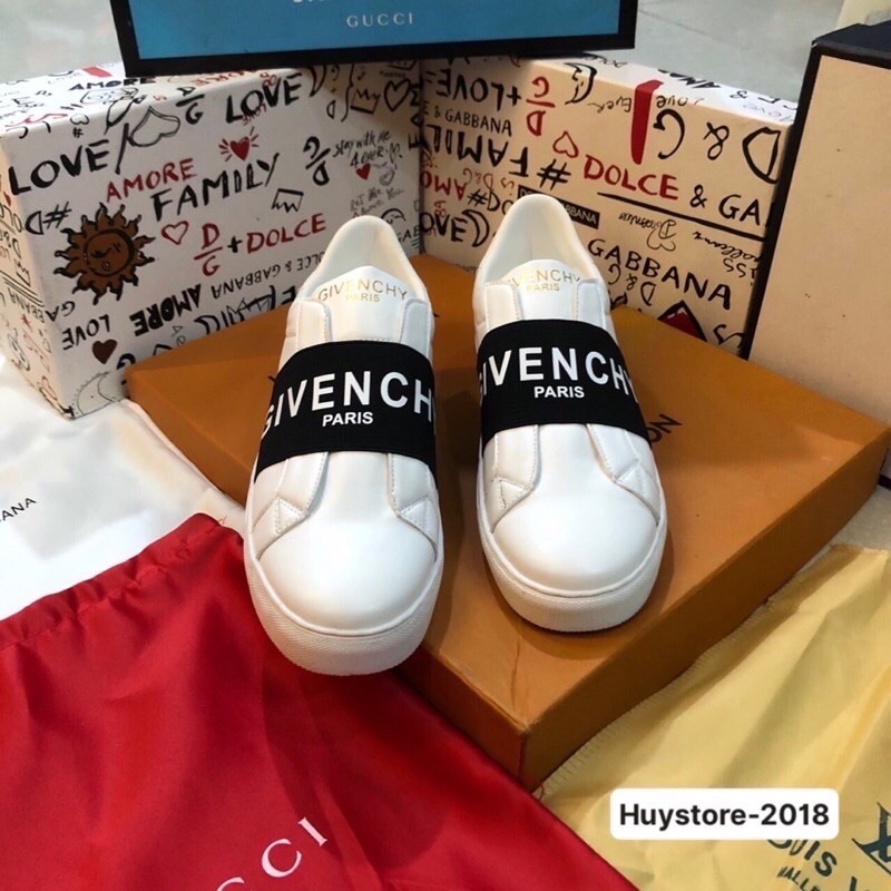 [ full Box ] Giày Slipon GVC Trắng đế Cao Su - Giày Slipon Nam | BigBuy360 - bigbuy360.vn