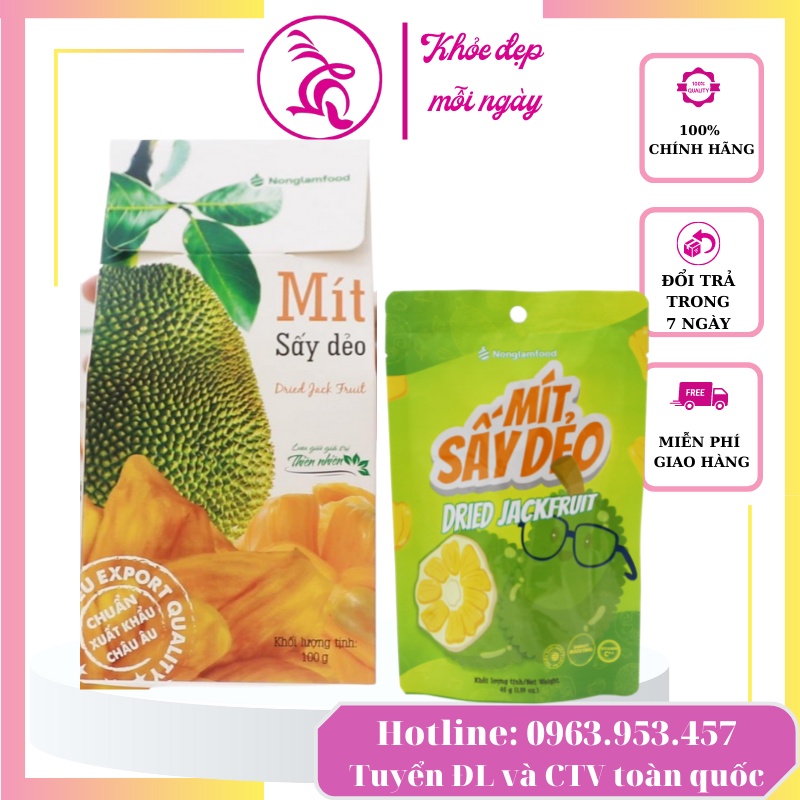 [NÔNG LÂM FOOD] Mít sấy dẻo NLF 100gr