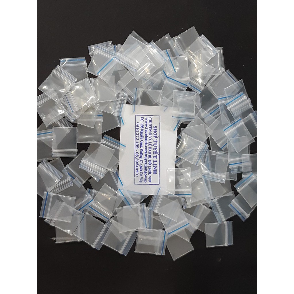 Túi zíp chỉ đỏ 2cm- 35k/100c