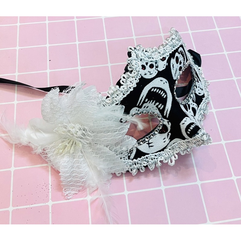 Mặt nạ hoá trang nửa mặt / mặt nạ chơi trung thu Haloween