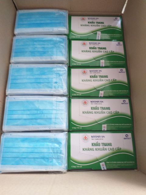 Khẩu trang 4 lớp hộp 50 cái Khánh An | BigBuy360 - bigbuy360.vn