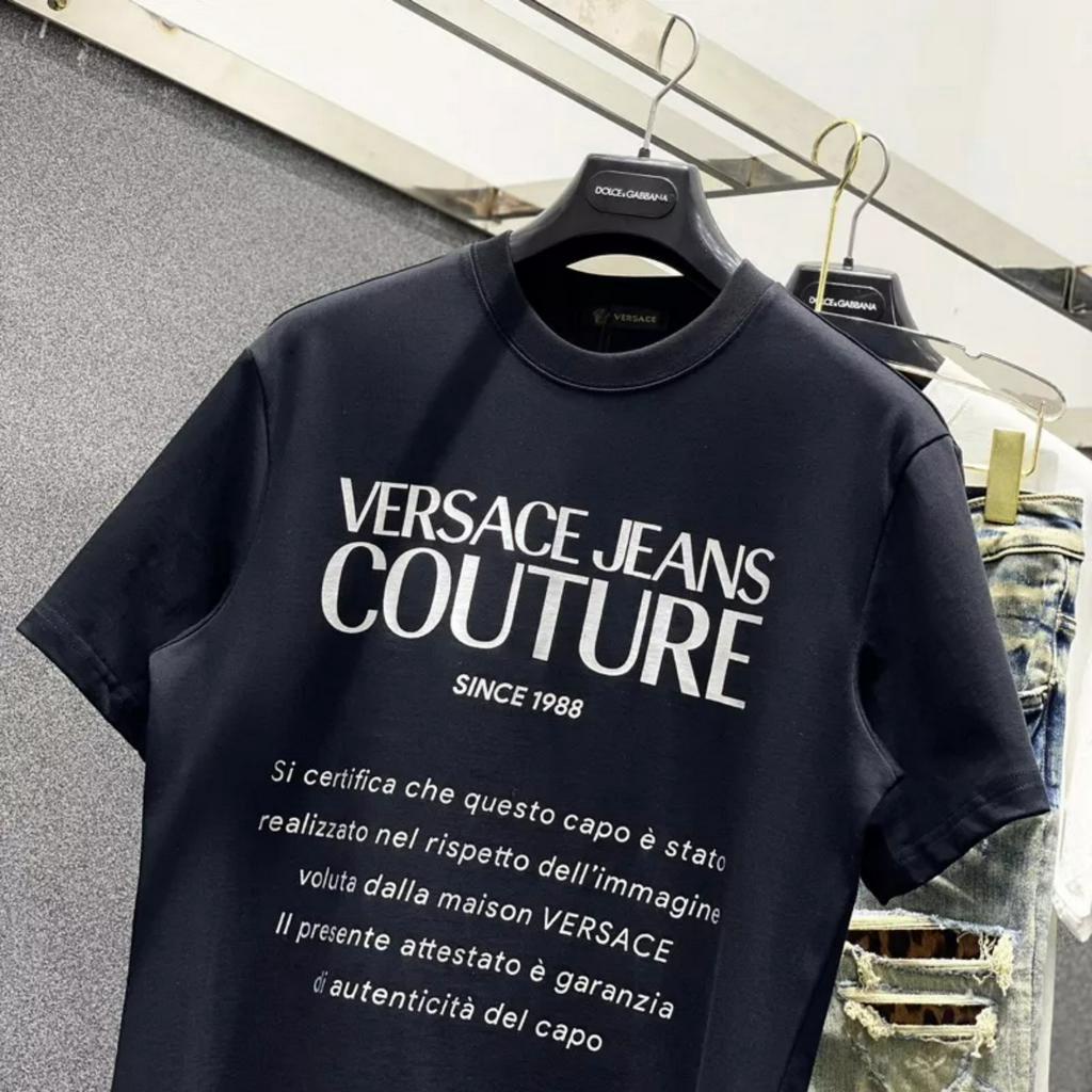 Áo Thun Versace ❤ Áo Phông Chất Cotton Dày Dặn Dáng Rộng Nam Nữ NVA394