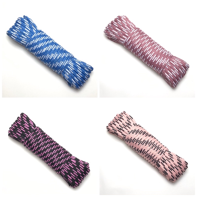 Cuộn 140 mét - Dây Dù 5mm oval ko lõi họa tiết ấn tượng dùng làm macrame, căng lều, thời trang, trang trí