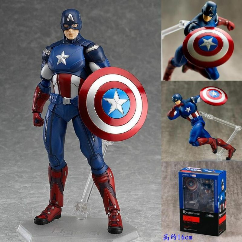 Mô hình khớp cử động Thor và Captain America cao 16cm