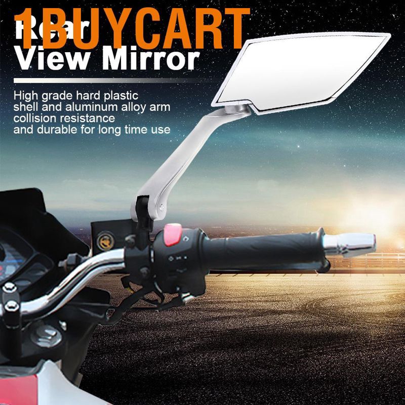 Cặp gương chiếu hậu hình thoi cho xe máy thiết kế độc đáo