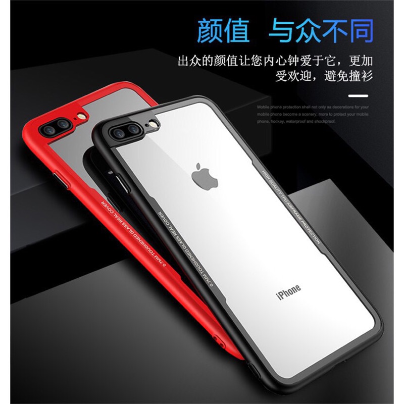 Ốp Điện Thoại Mặt Kính Chống Cháy Nổ Cho Iphone X 8 7 Iphone 6 Splus | BigBuy360 - bigbuy360.vn
