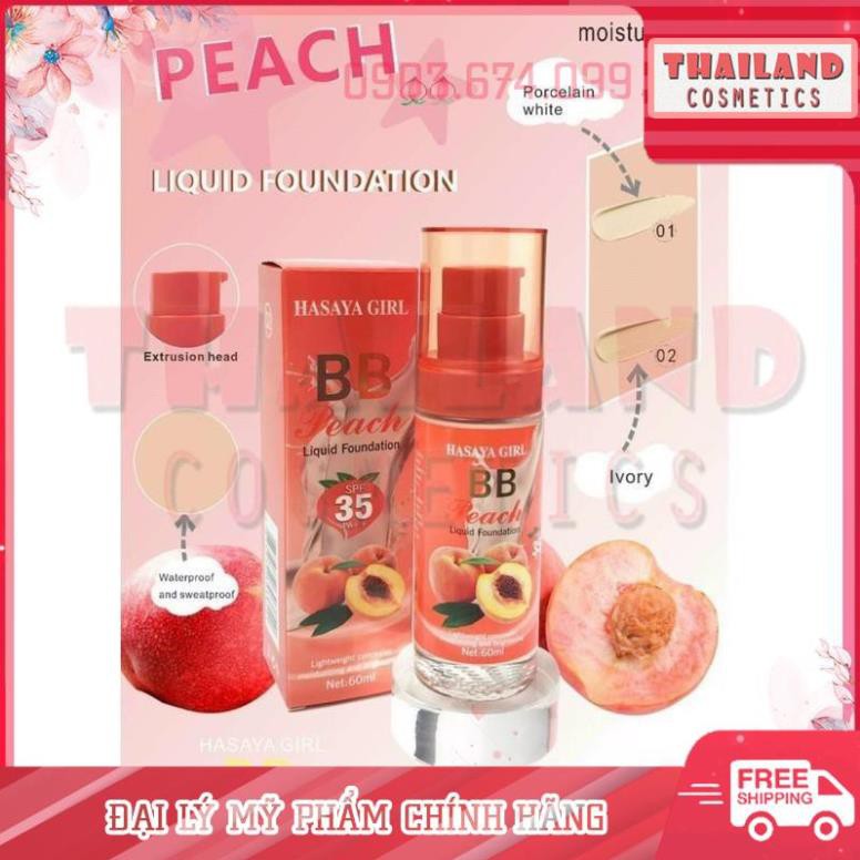 Kem nền BB Peach Hasaya Girl hương đào