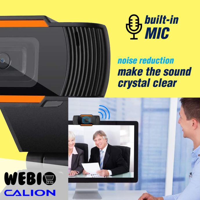 Webcam USB Cal-1002Wa HD 720P Có MIC Cho PC LAPTOP | BigBuy360 - bigbuy360.vn