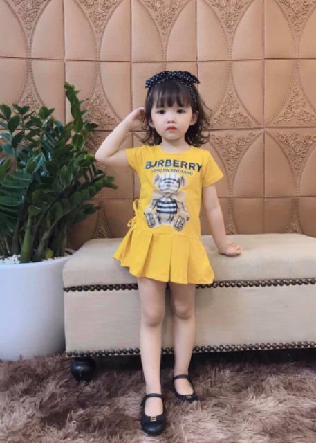 Váy  gấu  buber siêu  cute cho bé