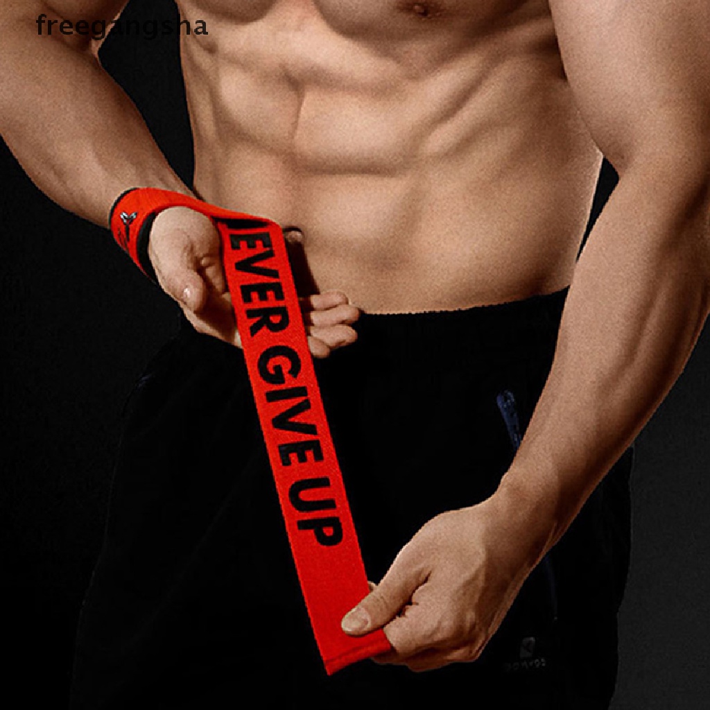 [FREG] Weight lifting Wrist Straps Fitness Bodybuilding Training Gym lifting straps FDH