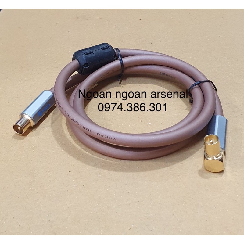 dây nối tường ra tivi lõi mạ bạc cao cấp hàng nhập khẩu siêu chống nhiễu