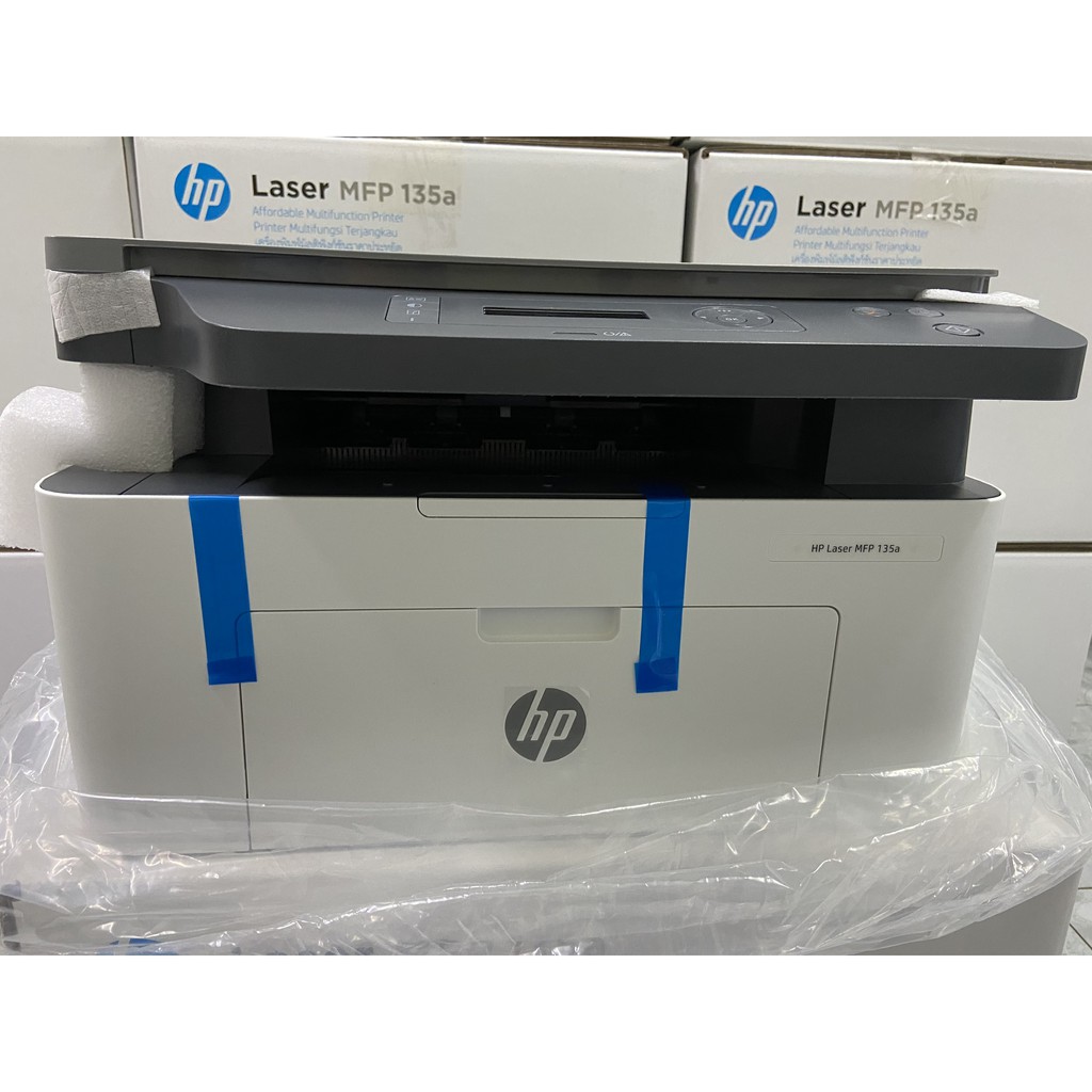 Máy in laser trắng đen đa chức năng HP 135a ( 4ZB82A ) - In, copy, scan - hàng chính hãng - Tặng kèm 1 gream giấy A4/A5