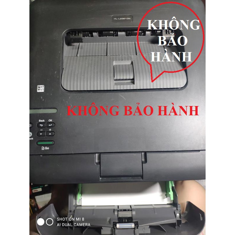 Máy in cũ Brother HL-L2361DN, 2361dn In 2 mặt, có in mạng ,in Laser trắng đen A4, A5. Hộp mực mới in nhiều trang