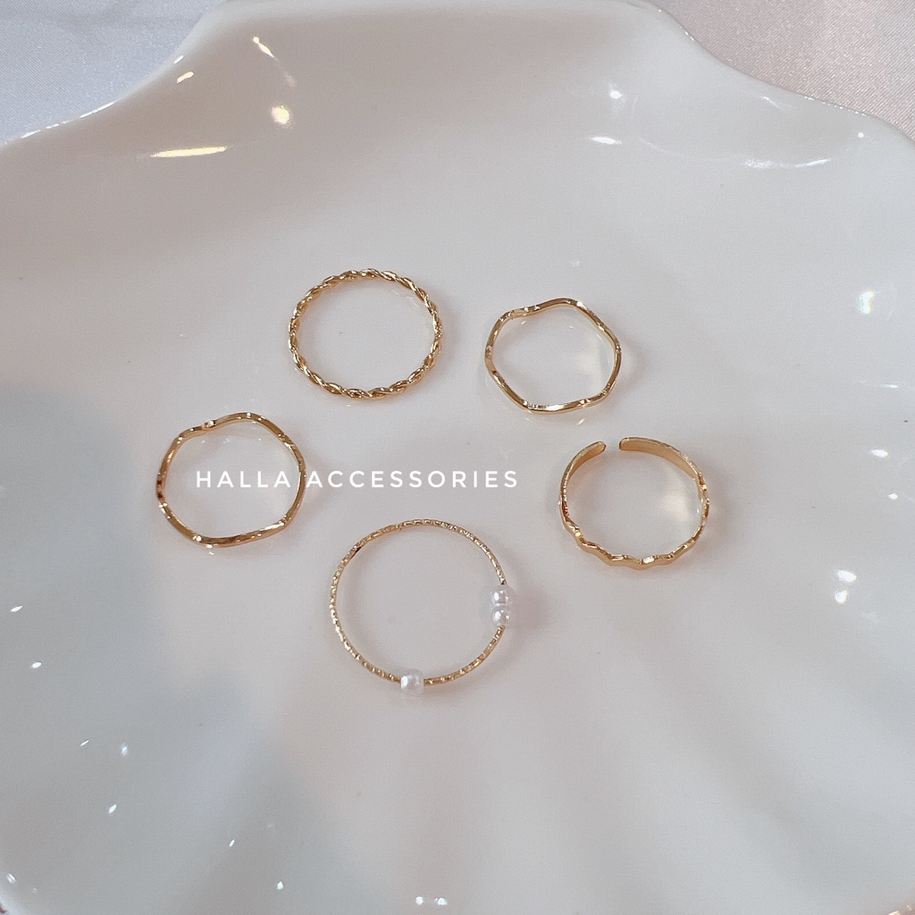 Nhẫn Nữ Ring chain HALLA NH106 NH107