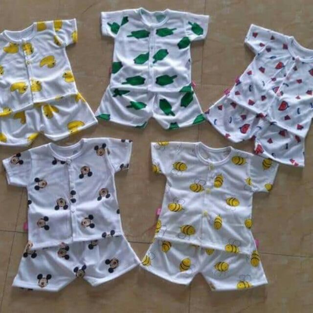 sét 5 bộ cộc tay cho bé