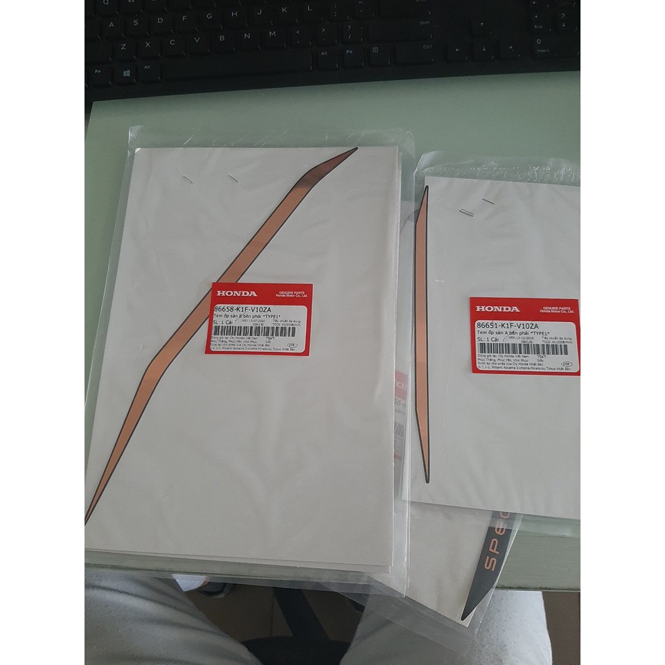 Tem Sườn Airblade AB 2020 2021 2022  Special Edition chính hãng honda