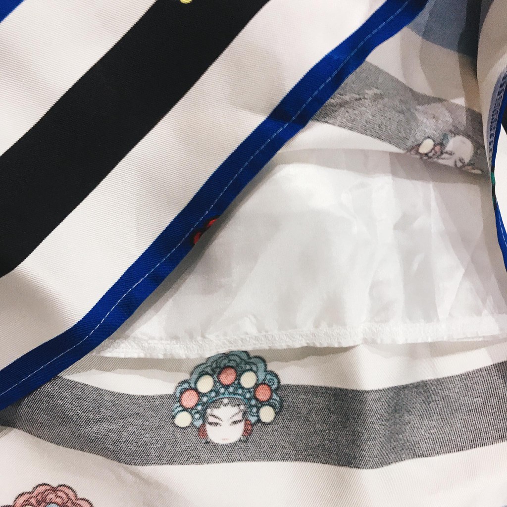 Chân váy xếp ly hoạ tiết độc đáo hàng Quảng châu (hình chụp thật) | BigBuy360 - bigbuy360.vn