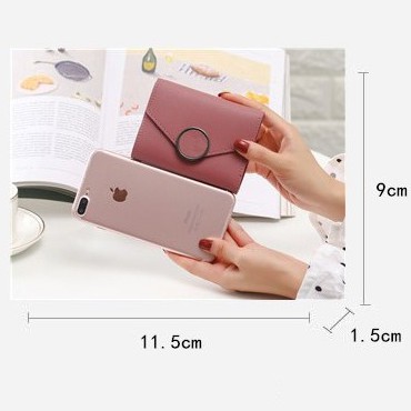 Ví nữ cầm tay mini ngắn cute dễ thương nhỏ gọn bỏ túi nhiều ngăn cao cấp đẹp giá rẻ V7 | BigBuy360 - bigbuy360.vn