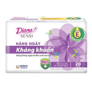 Băng vệ sinh hàng ngày Diana sensi gói 20 miếng
