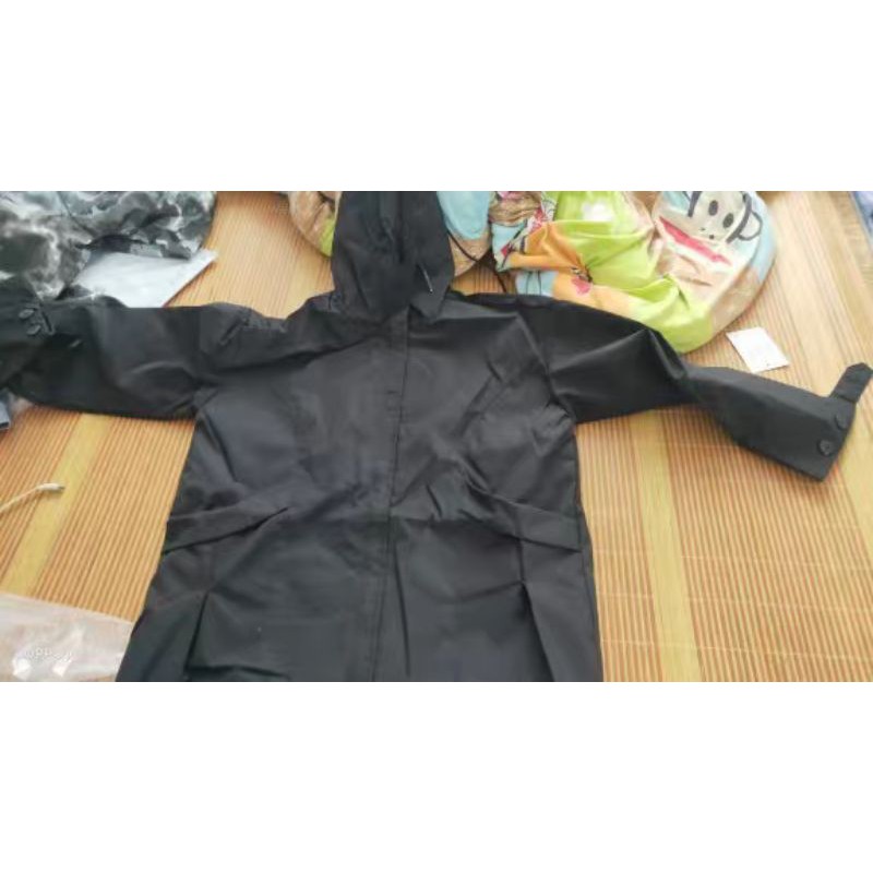 Áo khoác dáng mangto chất kaki