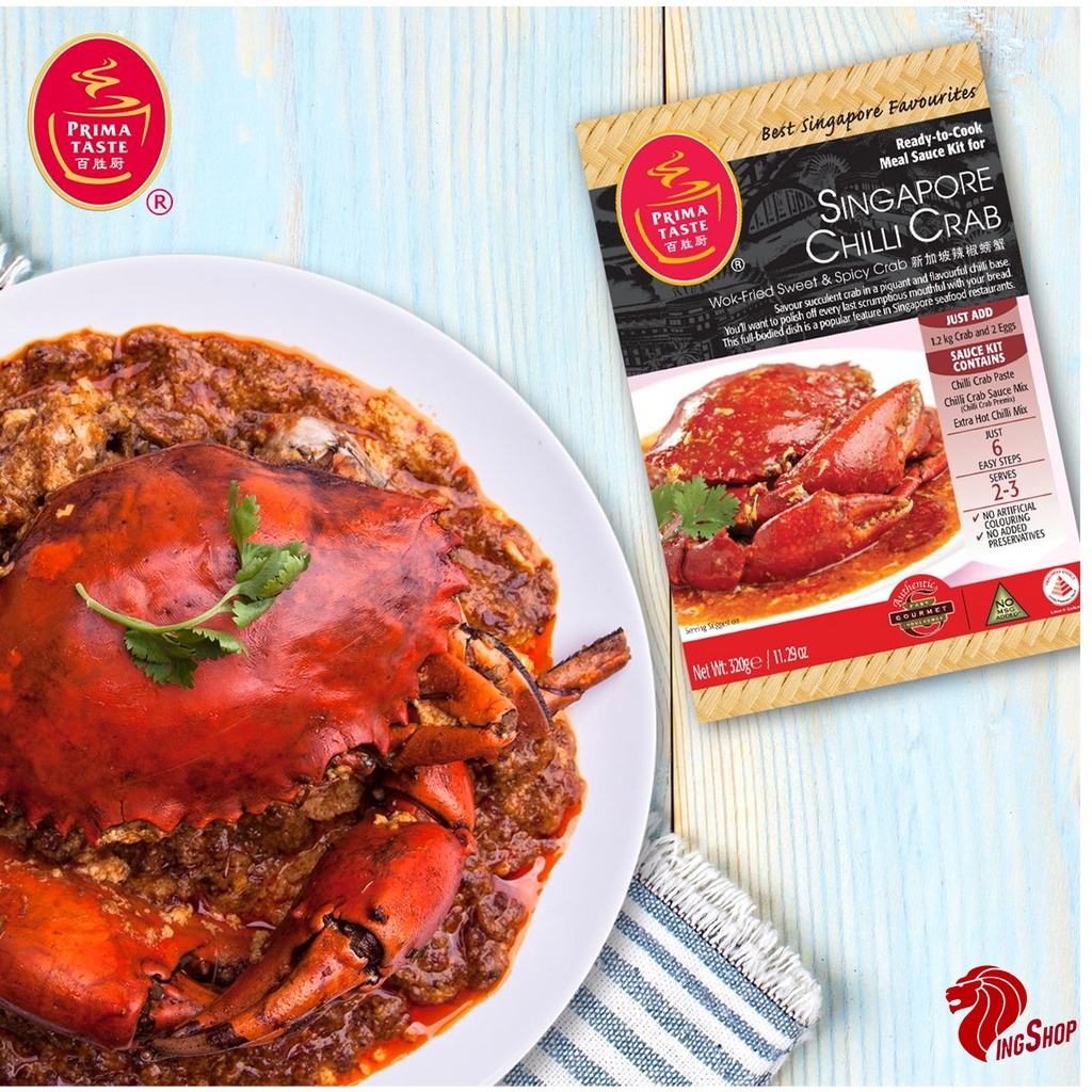 Gia Vị Cua Sốt Cay / Cua Sốt Ớt Singapore Chilli Crab - PRIMA TASTE, YI JIA XIANG, HAPPY BELLY, JUMBO HAi'Brand