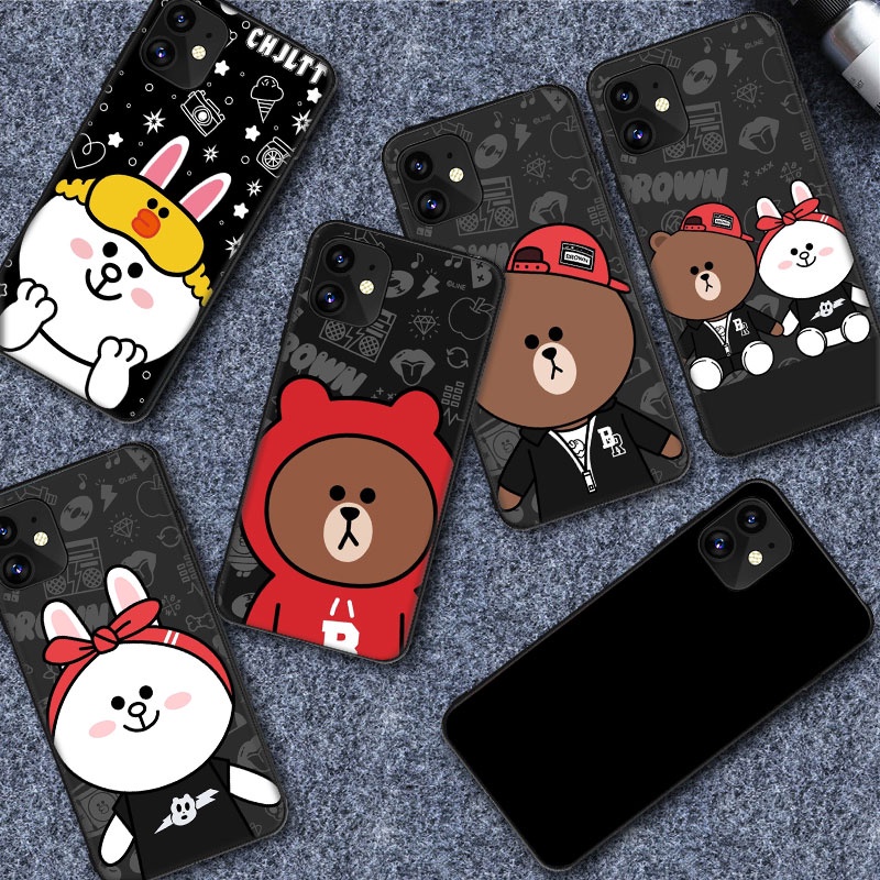 Ốp Điện Thoại tpu Mềm Hình Gấu Dễ Thương Cho iPhone 5 5s 6Plus 6sPlus 7Plus 8 Plus X XS XR XS Max 11