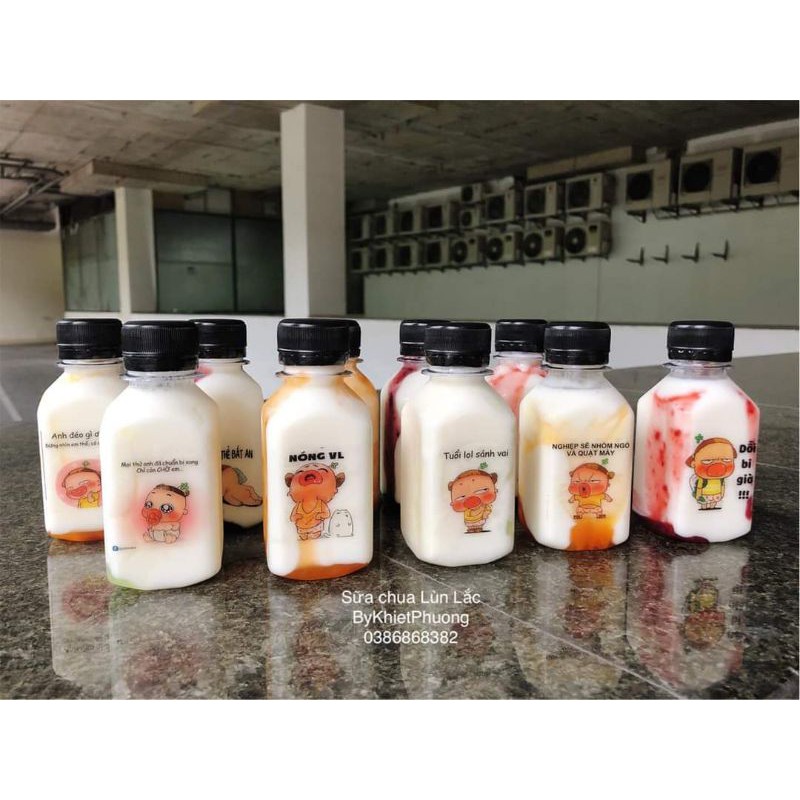 chai nhựa vuông 120ml sữa chua (chai trơn) | BigBuy360 - bigbuy360.vn