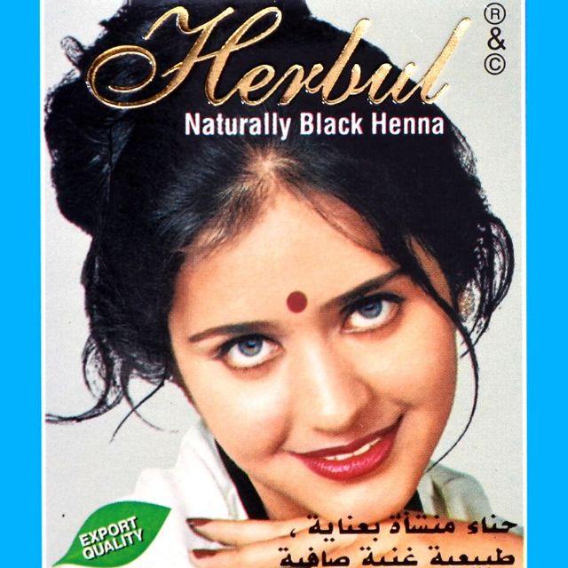 Bột Nhuộm Tóc Herbul Henna - Màu Đen tự nhiên