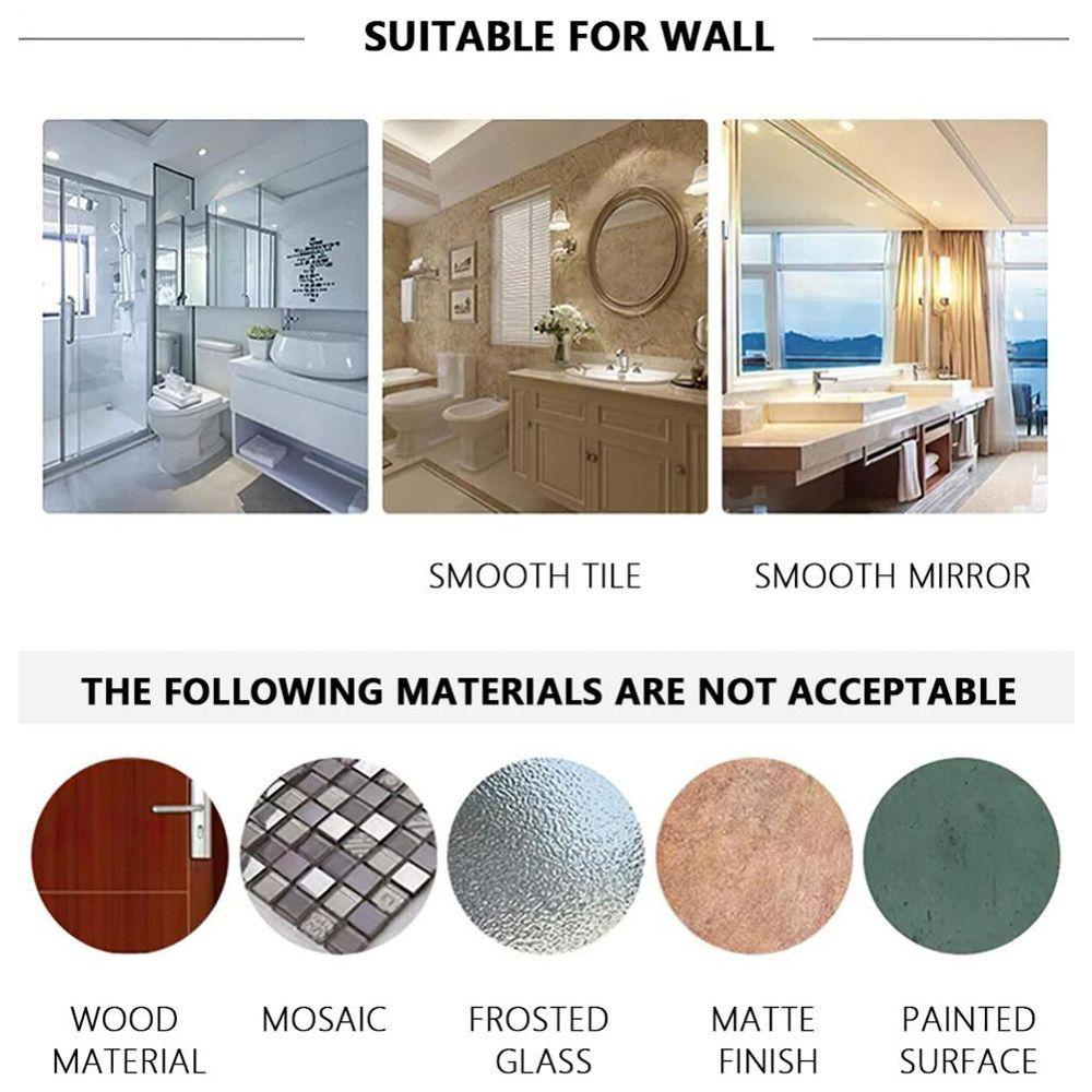 LAKAMIER Set 2 Móc Treo Đồ Gắn Tường Không Để Lại Dấu Vết