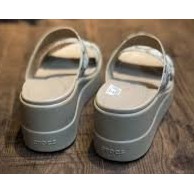 Dép Nhựa Nữ 2 Quai Ngang, Đế Xuồng Cao 7 cm, Đi Mưa, Chống Trơn Trượt Brooklyn