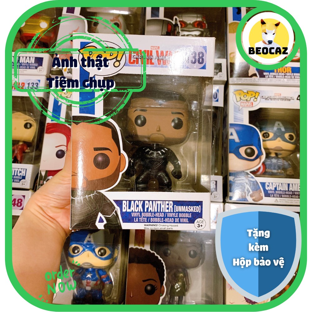 Tổng hợp mô hình Funko Pop Marvel siêu anh hùng Captain Gamora Groot Thor Dr Strange Hela - Chính hãng Tặng Hộp Bảo Vệ