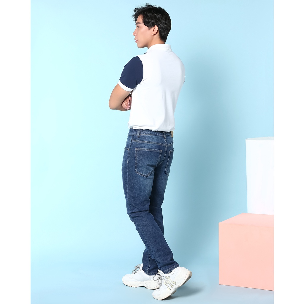 Quần Jean nam wash rách Slim AVAFashion TTDE