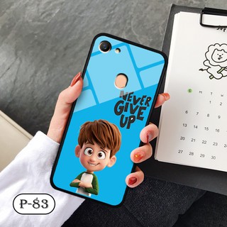 Ốp kính in hình cute Oppo F7