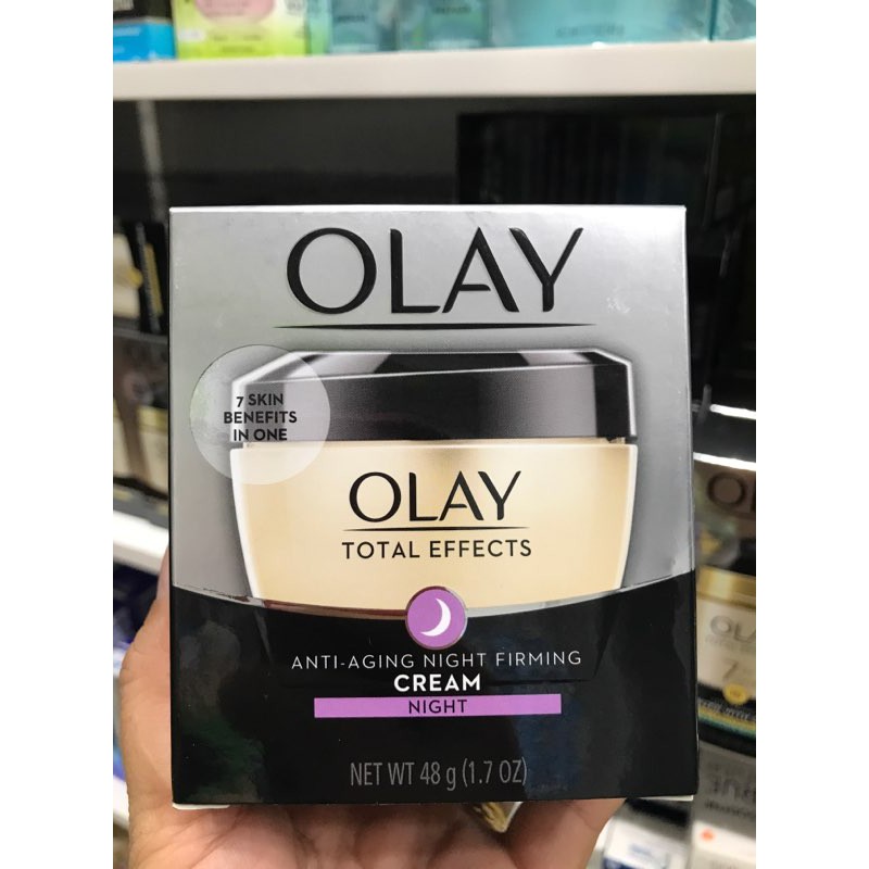 Kem dưỡng da chống lão hóa 7 trong 1 Olay Total Effects Anti-Aging Night Firming Cream của Mỹ