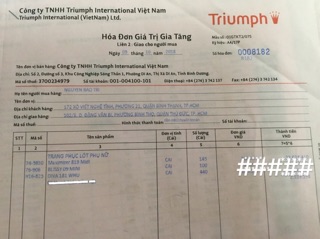 Áo lót Triumph Diva 181 whu. .